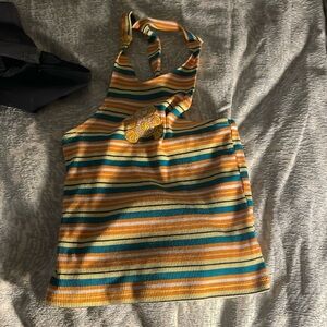 Care Bears stripped shirt with embroidery care bear